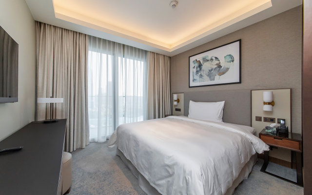 Апартаменты Deluxe 2BR with Burj Khalifa and Fountain View