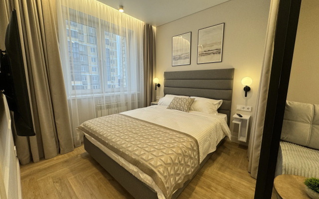 Квартира люкс однокомнатная с современным дизайном