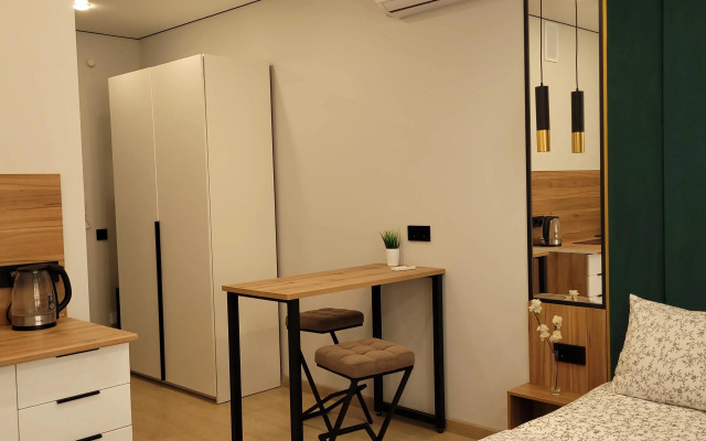 Studiya v novom elitnom ZhK Yablonevyij Flat
