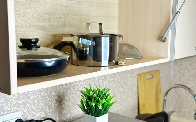 Квартира Светлая Однокомнатная на Челюскинцев 2Б