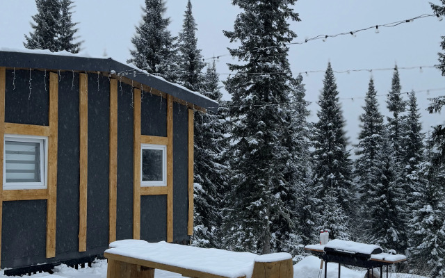 Частный дом с видом на лес и горы