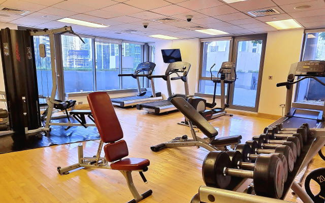 Апартаменты Vserve Spacious 1BR Majestic Burj Khalifa view