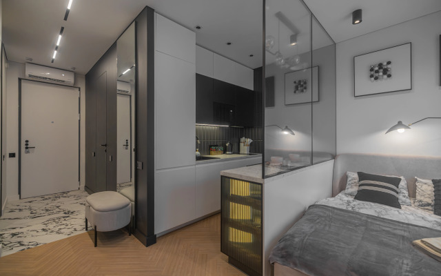 Апартаменты Комфортабельная Студия на 22 Этаже