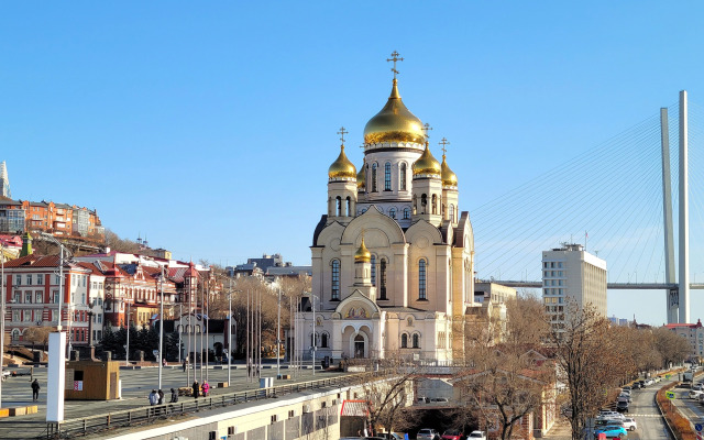 Квартира Home Time Apart для 6 гостей с шикарным видом в центре Владивостока