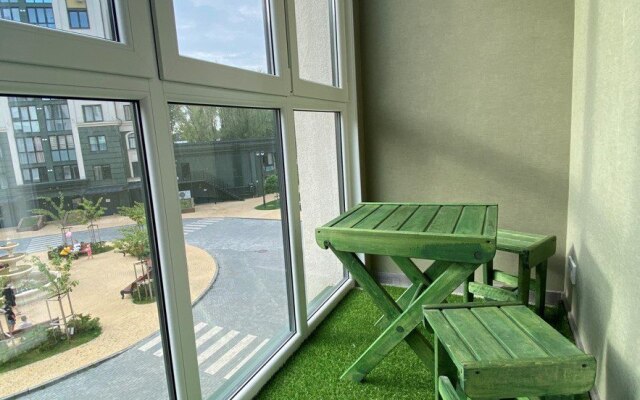 НаМореApartment'sКварира Двухкомнатная с фонтаном с выездом на косу