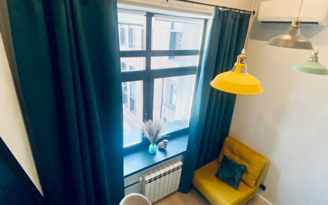 Apartment New Scandi Green on Tulskaya