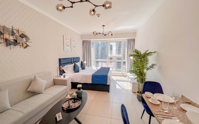 Cosmos Living Elegant Studio Near Dubai Marina Apartments