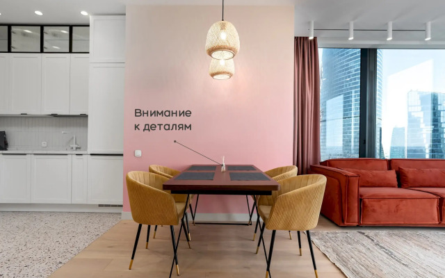 Апартаменты Москва Сити угловые 2х комнатные с шикарным видом 47 этаж