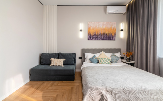 Апартаменты Стильная Квартира в Центре Алматы (114)