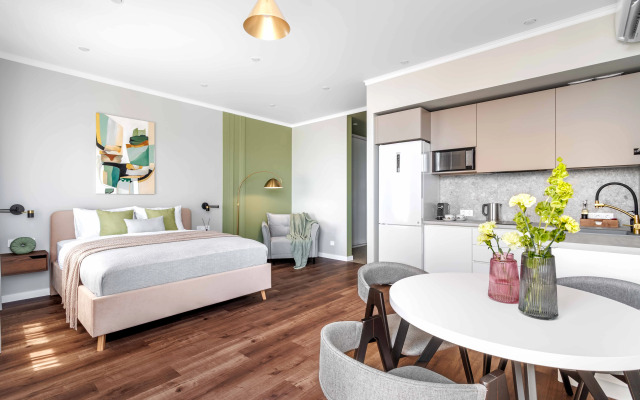 Апартаменты Оливковая студия с видом на море