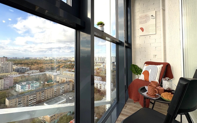 Квартира Стильная видовая студия в центре