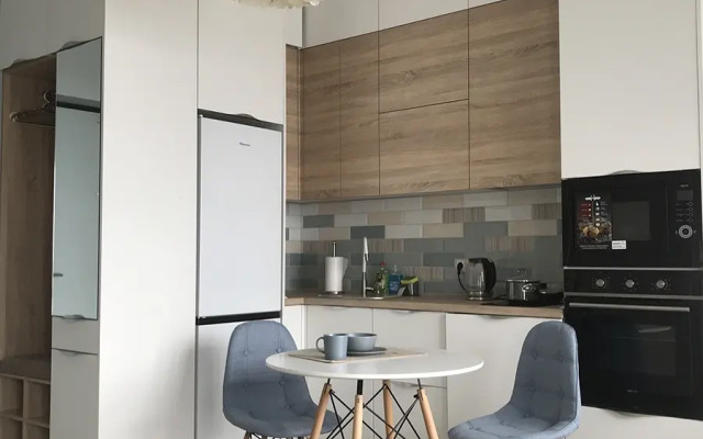 Квартира Уютная студия с видом на залив Золотой Рог