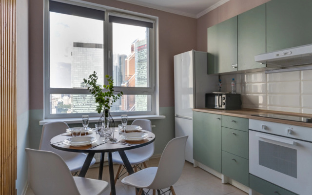 UraganArart Nebo s vidom na МОSCOW CITY Apartments