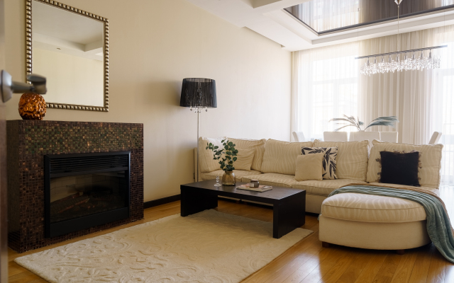 Апартаменты Элегантная квартира с камином