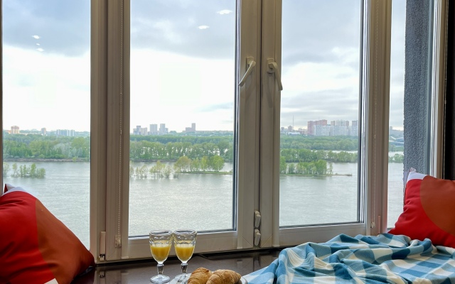 Квартира Студия с Видом на Реку у Метро Речной Вокзал