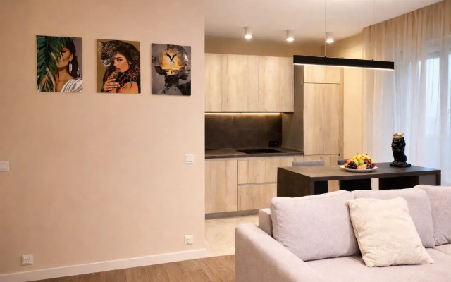 Апартаменты в центре города с кондиционером и балконом