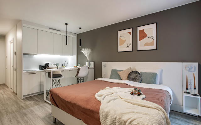 Apartamenty Studiya Cozy U Metro Bukharestskaya Flat