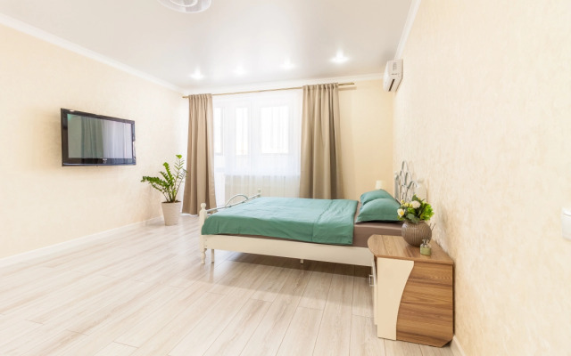 Kazan Chasha s vidom na uyutnii dvor Apartments
