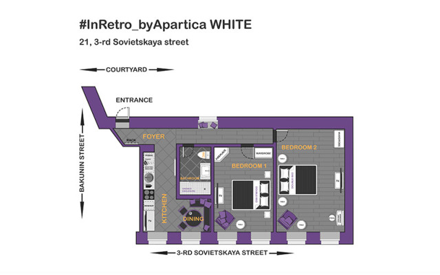 Inretro White by Apartica