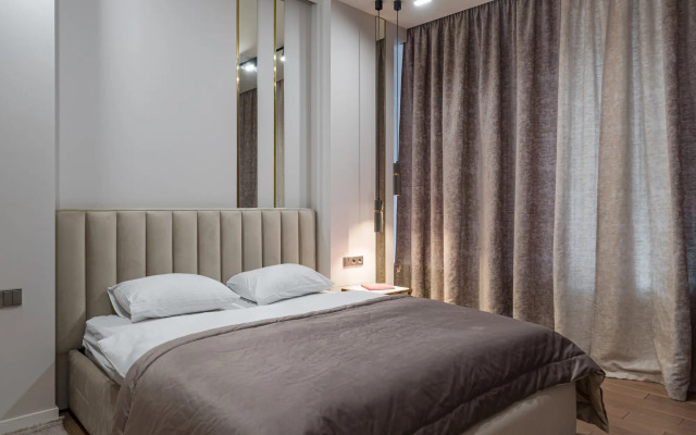 Flat Inn ryadom s metro Avtozavodskaya v zhk Story Apartments