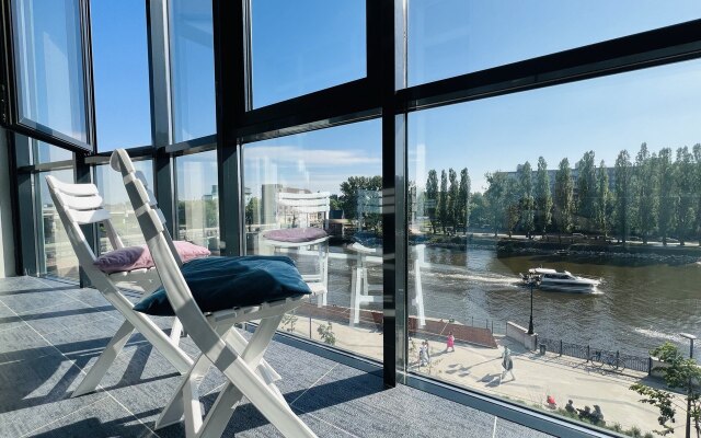 Квартира на Рыбной Деревне с видом на Преголя