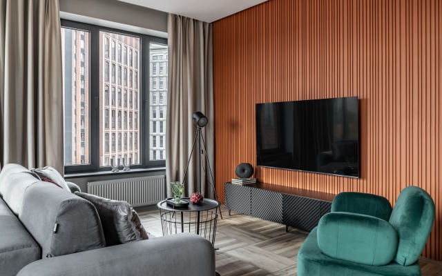 Квартира Moscow Deluxe Apartments Family Suite Silver Fountain