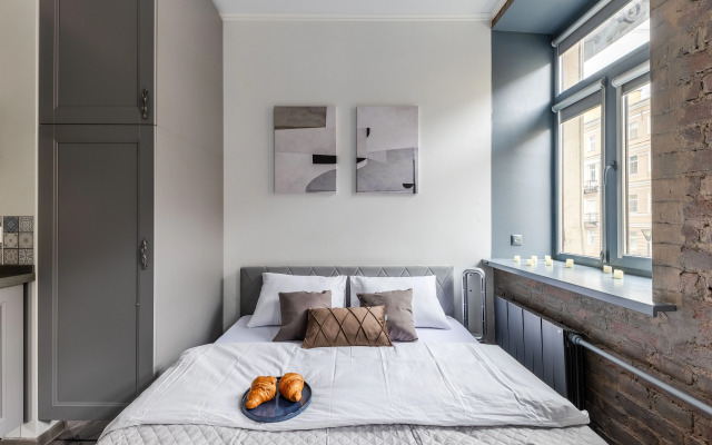 Квартира Дизайнерская Уютная Студия с Видом на Город