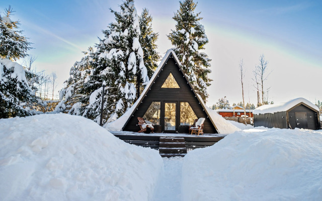 Шале Домик в лесу и с печкой