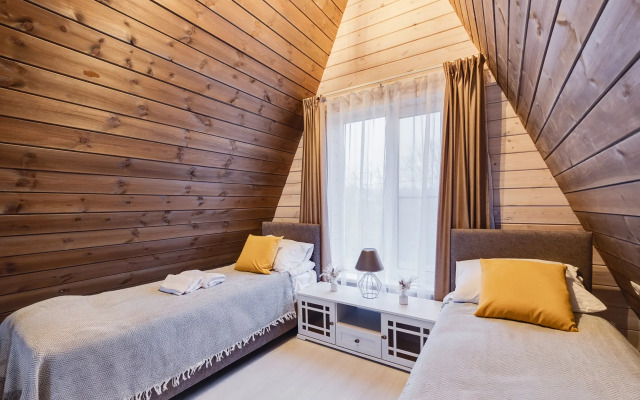 Частный дом С баней и террасой