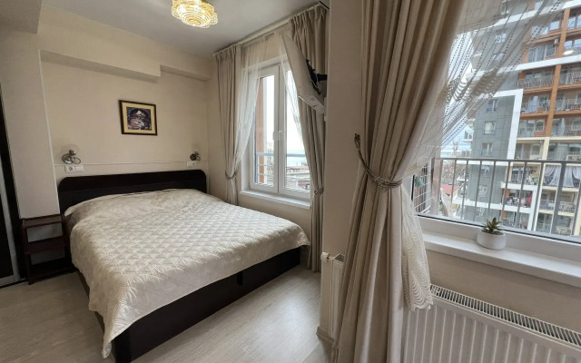 Квартира студия стильная с видом на море