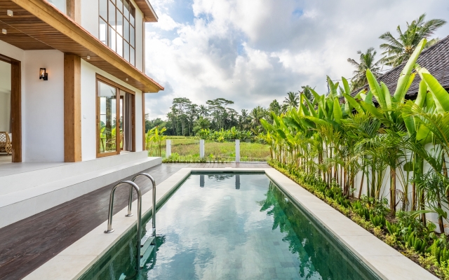 Вилла Tembaga by EVDEkimi – Designer villa with Pool and Breathtaking Rice field View – Long stay extras