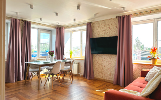 Апартаменты Пента с кухней и бесплатной парковкой