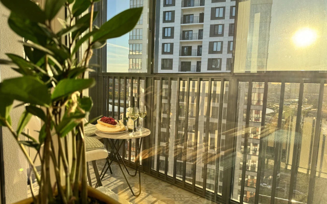 Апартаменты 1-комнатная видовая квартира "Высота"