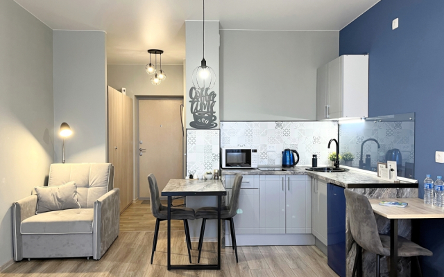 Апартаменты Солнечная студия 1 в ЖК Мельница