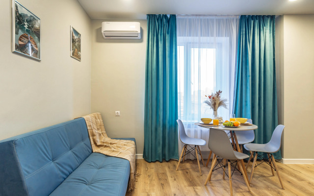 Квартира Студия Бирюза в доме бизнес-класса рядом с ЦГБ