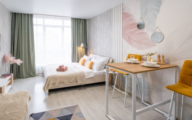 Studiya Sibir house v novom dome Apartments