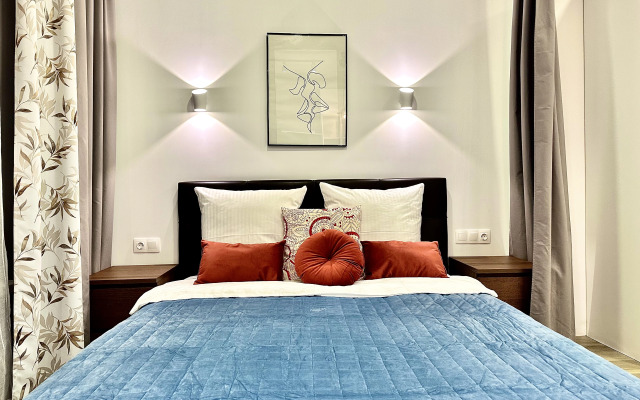 Lyuks-Studiya Dizaynerskaya s Vidom na Reku i Moskva Siti Flat
