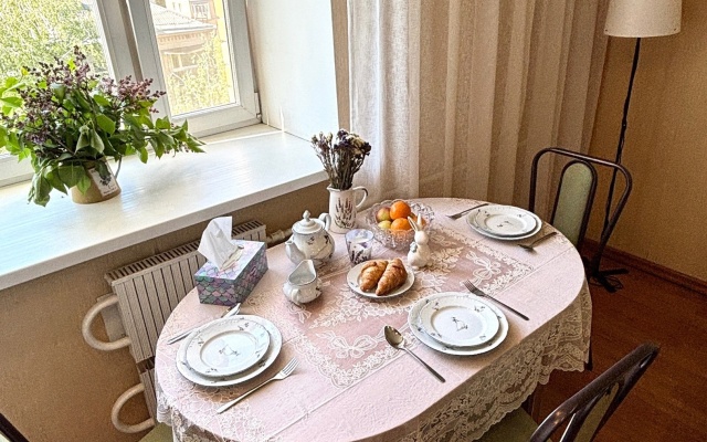 Prostornaya Na Gubkina with two double beds Flat