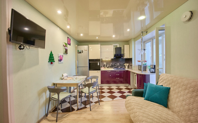 Квартира Просторная 2Комнатная с Видом на Город