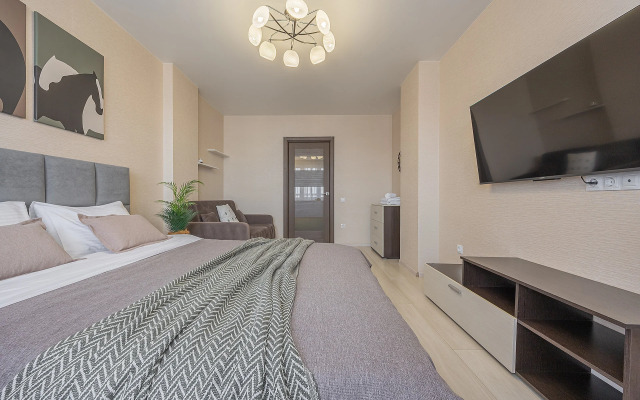 Odnokomnatnye Prostornye Vblizi Akvaparka Apartments
