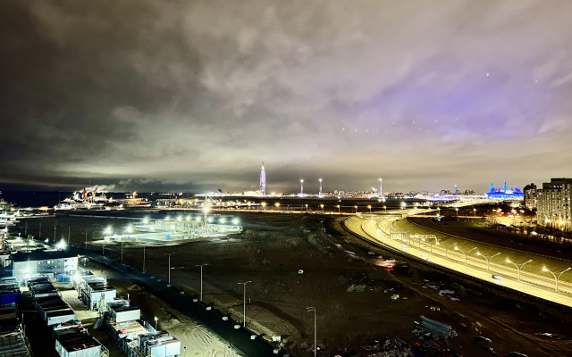 Spacious Euro2k on the 12th floor with a view of the Gulf of Finland