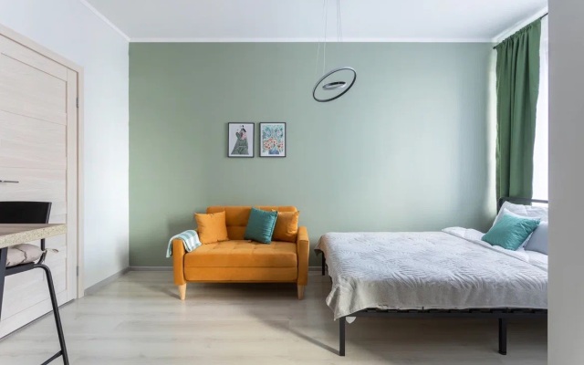 Komfortnaya uyutnaya studiya u Parka Pobedy Flat