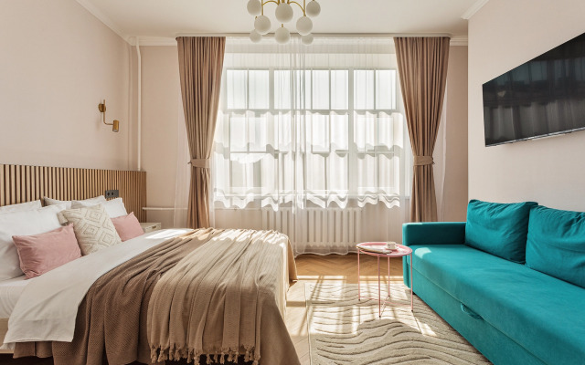 Квартира JN Apartments Четырехместная Студия с Видом на Парк