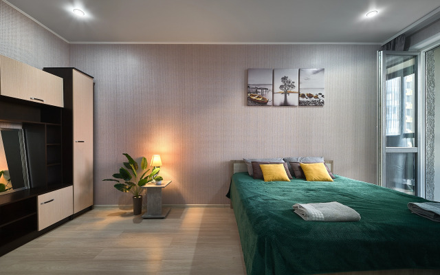 Квартира Однокомнатная с кроватью и диваном