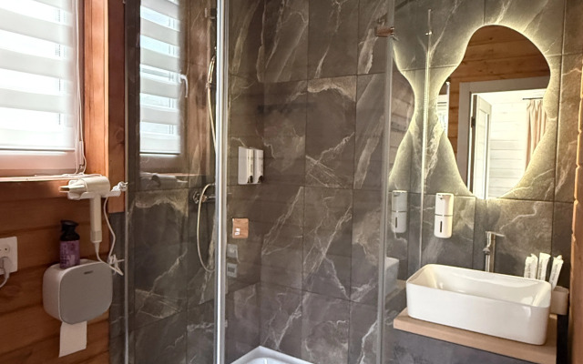 Шале с террасой в горах