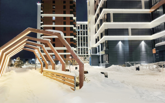 Квартира с фонтаном во дворе