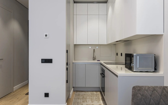 Flat Inn v ZHK dom "Chkalov" 15 etazh na Kurskom Vokzale Apartments