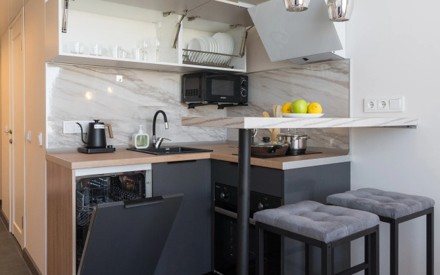 Апартаменты KeyGo 1002 Студия  Рядом с метро Марьина Роща