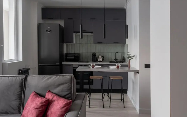 Квартира Студия серая