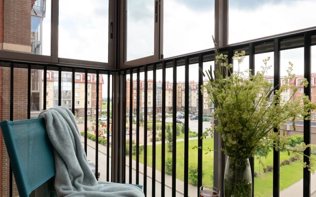 Апартаменты Двухкомнатные стильные у КВЦ Экспофорум ВГостиВПитер